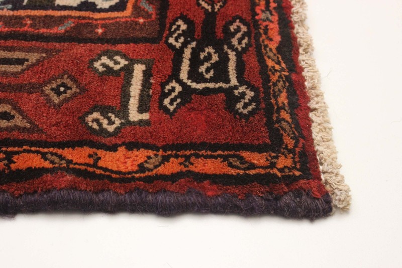 Vintage Hand-Knotted Area Rug 4'4" x 6'5" Traditional Oriental Wool Carpet gallery