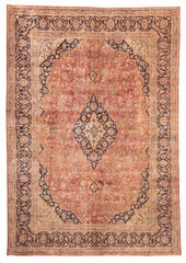 Traditional Vintage Hand-Knotted Area Rug 9’6″ x 12’8″ Oriental Wool Carpet