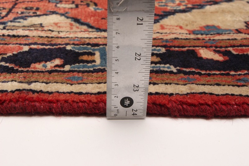 3'7" x 13'1" Vintage Hand-knotted Runner Rug Traditional Oriental Wool Carpet gallery