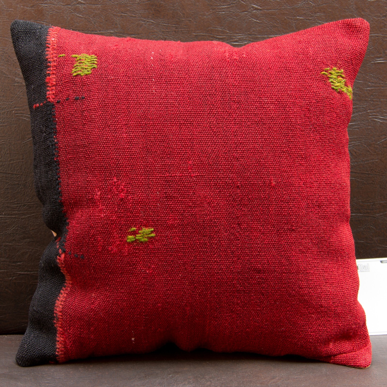 16"x16" 40x40 Hand Woven Turkish Anatolia Kilim Rug Vintage Pillow Cover Cushion gallery