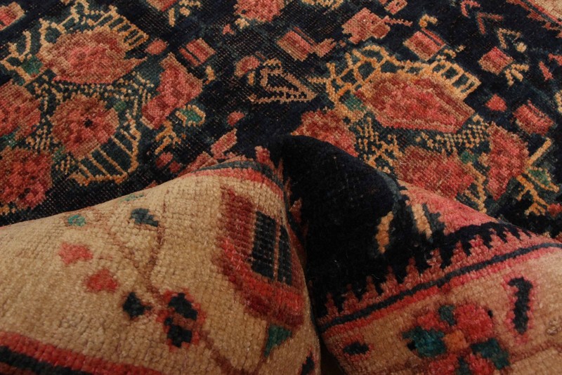 Vintage 3'5" x 4'5" Traditional Hand Knotted Vegetable Dye Wool Area Rug gallery