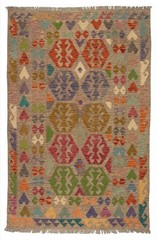 Vintage 5’7″ x 7’10” Traditional Wool Hand Woven Oriental Area Rug
