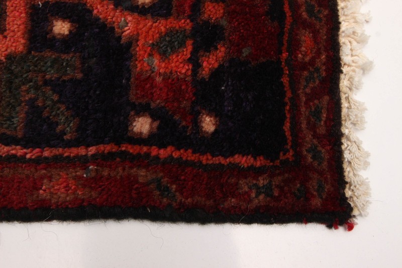 Vintage Hand-knotted Runner Rug 3'6" x 9'10" Traditional Oriental Wool Carpet gallery