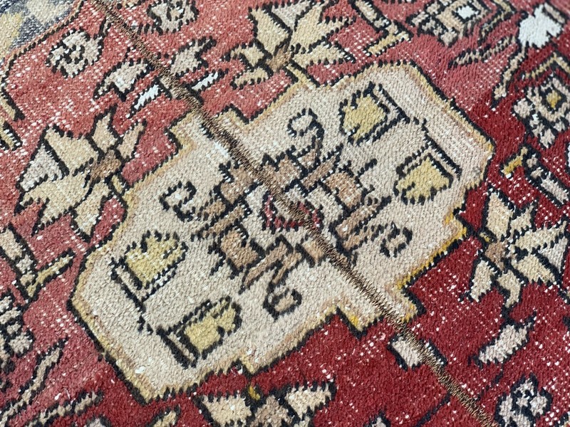 Vintage Armenian Tribal Rug | 3x6 ft | Antique Kurdish Wool Handmade Area Rug gallery