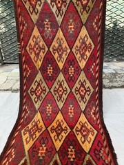 COLLECTORS’ ITEM Antique Kazak Caucasian Uzbekistan Natural Dye Shirvan Runner