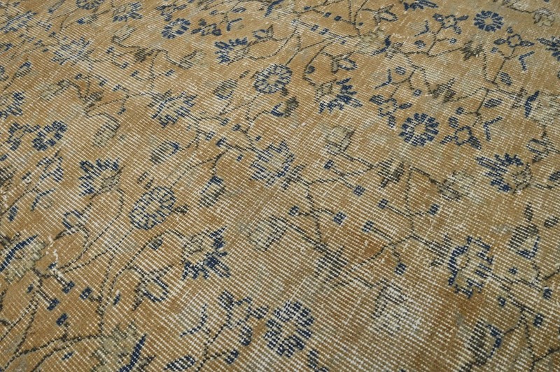Oushak Turkish Vintage Rug 5x8 Kilim Rug Anatolian Handmade Boho Decor BROWN gallery