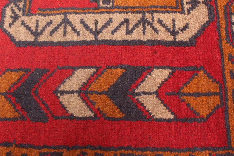Vintage Traditional Hand-Knotted Area Rug 3'7" x 5'11" Oriental Wool Carpet gallery