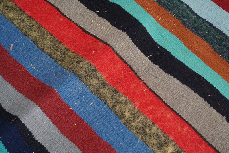 Turkish Vintage Rug 7x11 Oversize Rug Large Oushak Rug Handmade Natural Rug 811 gallery