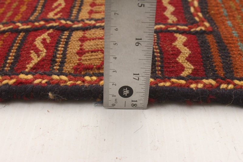 Vintage Hand Woven Area Rug 3'4" x 5'3" Traditional Wool Oriental Carpet gallery
