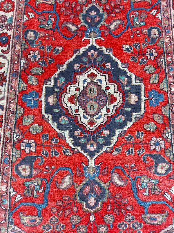 Antique Heriz Runner Rug Floral P ersian Rug, Antique Long Rug Kitchen Area Rug gallery