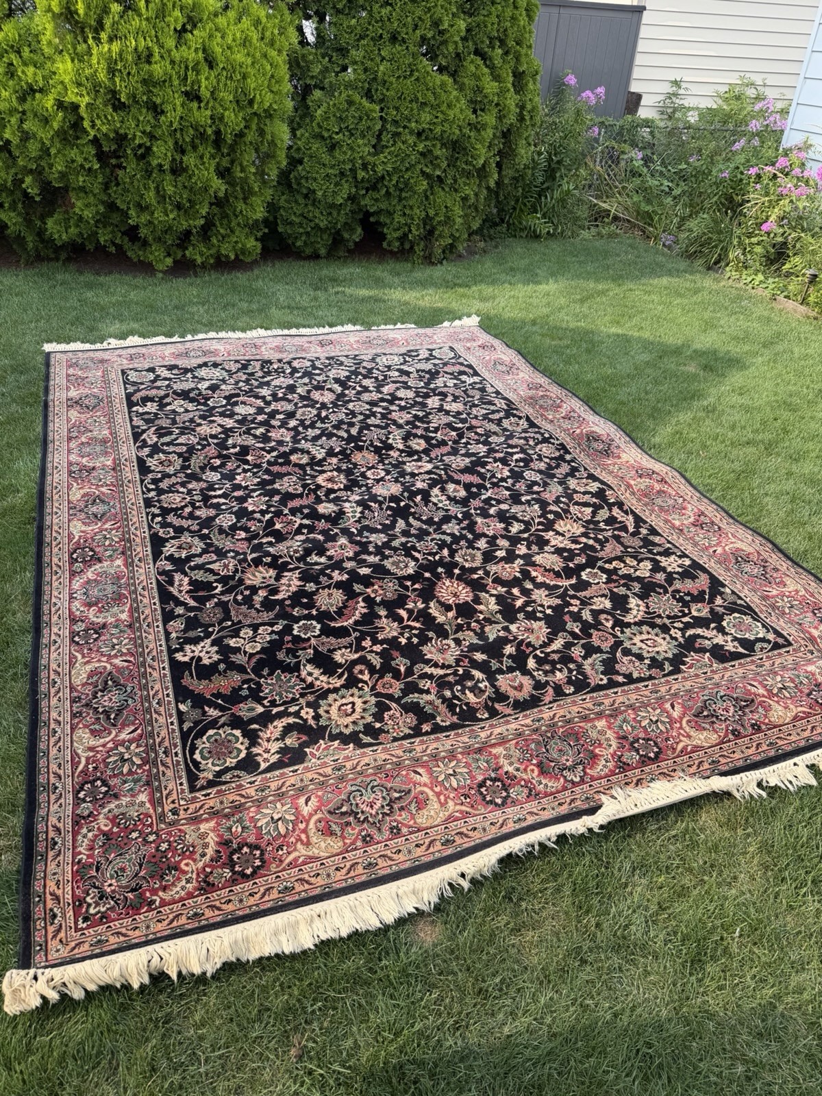 Karastan Kara Shah Rug, Black Keshan 8 x 11.6, Wool gallery