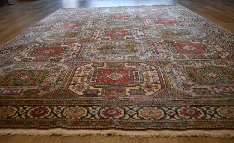 Antique Genuine Turkish Kazak Pattern Handmade Rug 7 Ft x 10 Ft Free Shipping gallery