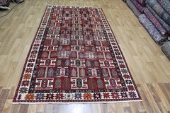 Antique Oriental Garden Design Rug 286x141cm Cypress Tree Wool Carpet