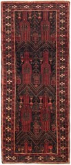 Vintage Traditional Hand-Knotted Area Rug 3’11” x 9’10” Oriental Wool Carpet