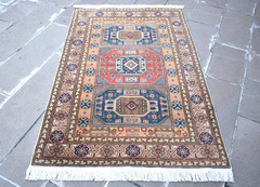 Vintage Turkish Rug 47” x 68” Anatolian Famous Kayseri Rug Fine Quality Rug
