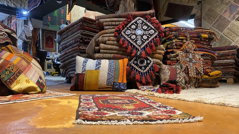 Antique 1940-1950's Turkish Tribal Rug 1’7”x3’ gallery