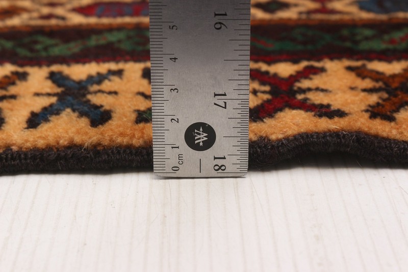 Vintage Hand-Knotted Area Rug 3'4" x 5'6" Traditional Oriental Wool Carpet gallery