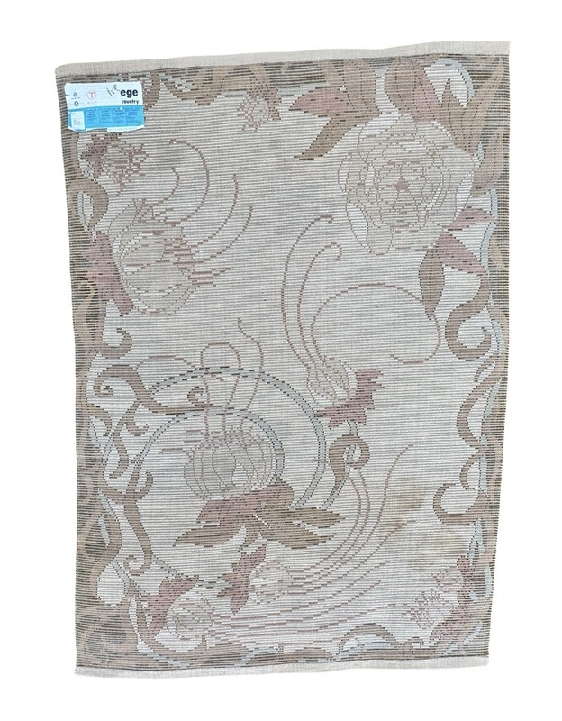 Vintage Ege Axminster A/S Denmark Country MCM Wool Rug w/Tag ~ NEEDS CLEANING gallery