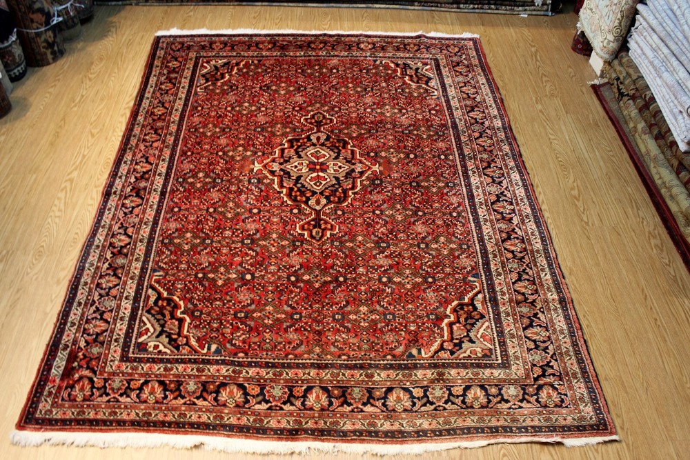 Circa 1930's handmade 8'x11' HAMADAN Lilihan Rug matches Heriz, sarouk rugs