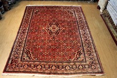 Circa 1930’s handmade 8’x11′ HAMADAN Lilihan Rug matches Heriz, sarouk rugs