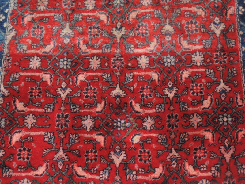 3x10ft. Handmade Sarouk Wool Runner gallery