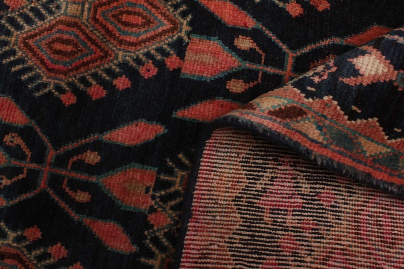 Vintage Traditional Hand-Knotted Area Rug 3'11" x 6'3" Oriental Wool Carpet gallery