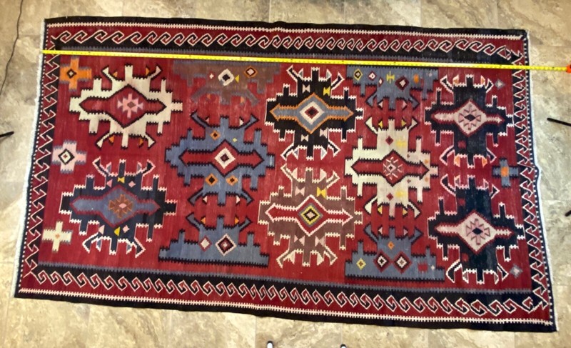 Large Oriental Kilim Tribal Rug Carpet gallery