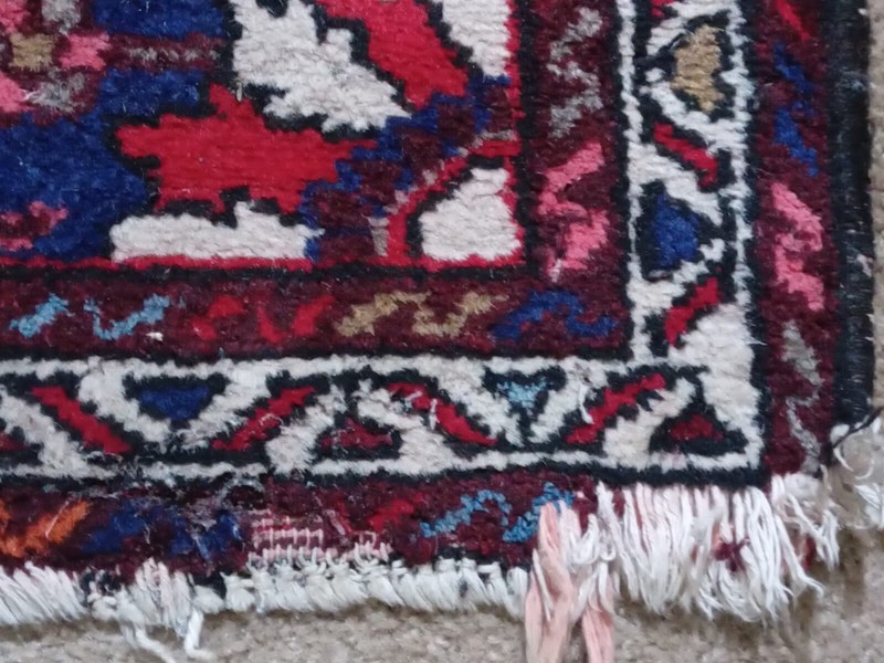 Small Traditional Area Carpets Wool Handmade Oriental Rug 77X122 CM / 2'5"X4' FT gallery