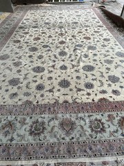Tabreezz Faraji Esfhanni Signed Ali Mokhtari Iren 19’9”x13’2” Silk &Wool COA