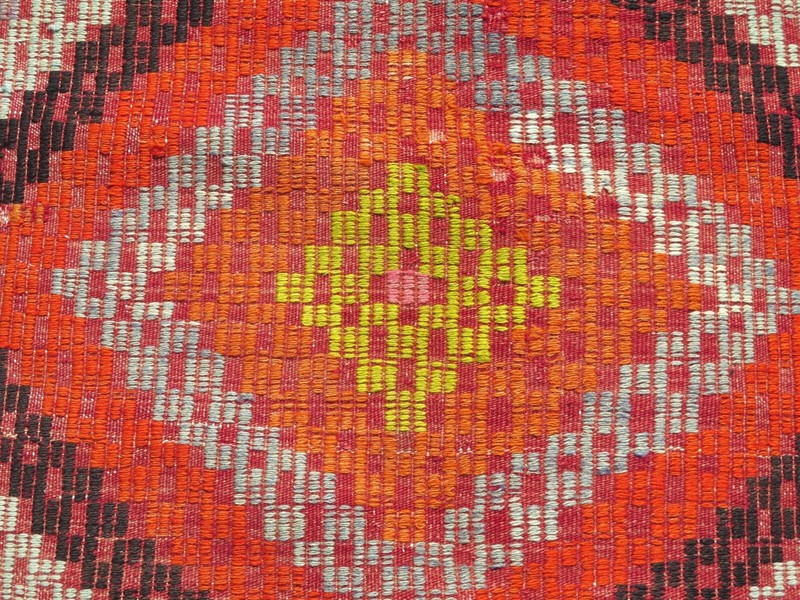 Vintage Rug, Wool Kilim Rug, Boho Rug, Handmade Kelim 67"x110" Area Rugs, Carpet gallery