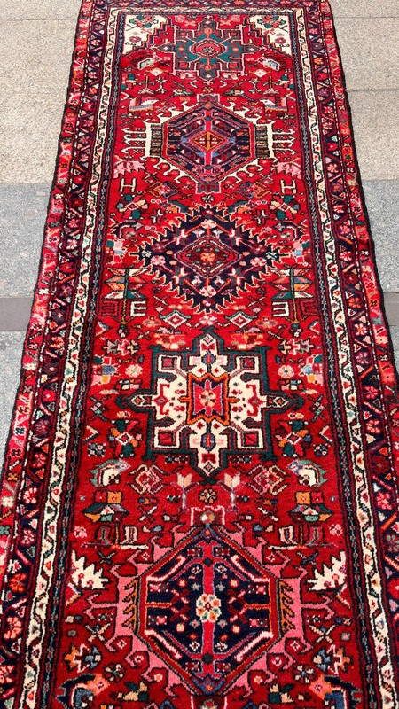 3' x 15'11'' Vintage Rug Runner Carpet Natural Village Handmade Rug.SKU:P1756 gallery