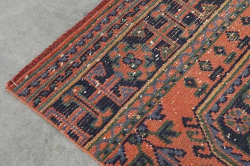 3x11 turkish area runner rug, hand-knotted vintage oushak rug, boho decor, 44 gallery
