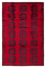 Vintage 6’4″ x 9’10” Traditional Hand Knotted Vegetable Dye Wool Area Rug