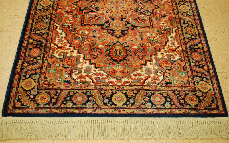 VINTAGE MINT AUTHENTIC AMERICAN KARASTAN HERIZ PATTERN #726 RUG CARPET 4'3" X 6' gallery