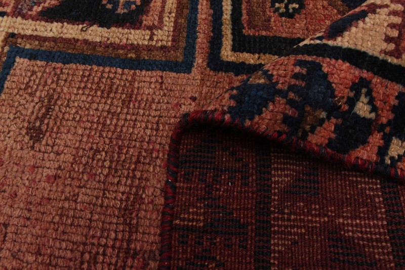 Vintage Hand-knotted Runner Rug 4'0" x 11'11" Traditional Oriental Wool Carpet gallery