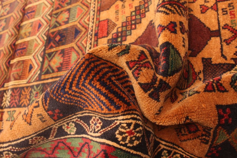 Traditional Vintage Hand-Knotted Area Rug 3'1" x 4'6" Oriental Wool Carpet gallery