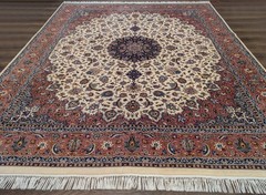 Pak Per’sian Rug 8×10, Floral Medallion, Fine 320 KPSI