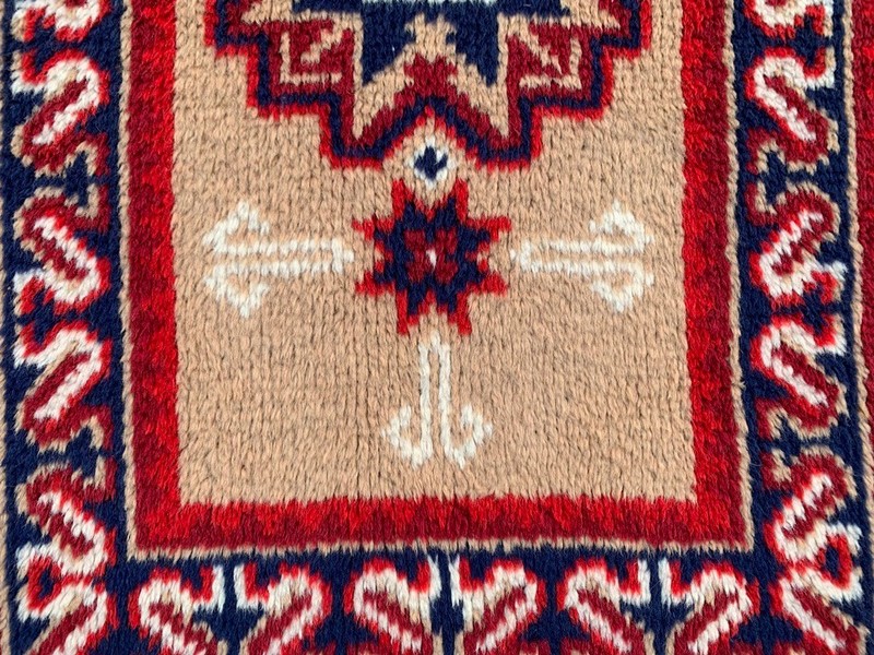 Vintage Mid-Century Scandinavian: Long-Pile Rya Shags, Traditional Rug (2x4 ft.) gallery