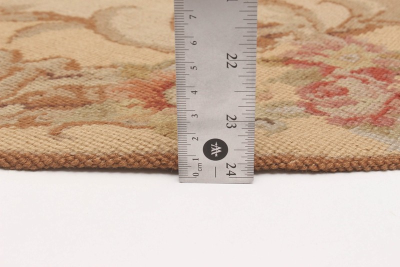 Vintage Hand Woven Area Rug 4'0" x 4'0" Traditional Wool Oriental Carpet gallery