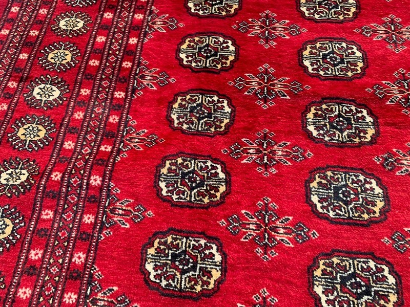 Vintage Afghan Rug, Hand-Knotted Wool, Traditional Area Carpet (8x11 ft.) gallery