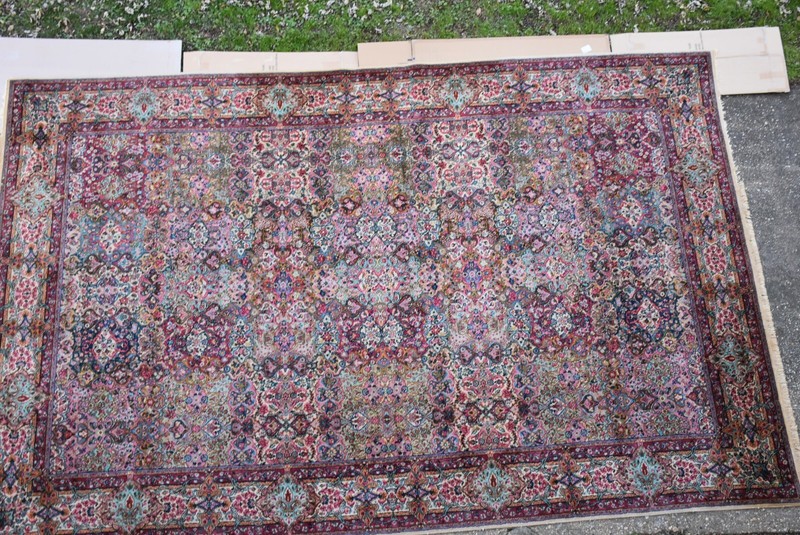 Vintage Karastan Rug LANAMAR 5514 Kirman 10.4x16 Must See #L5514 gallery