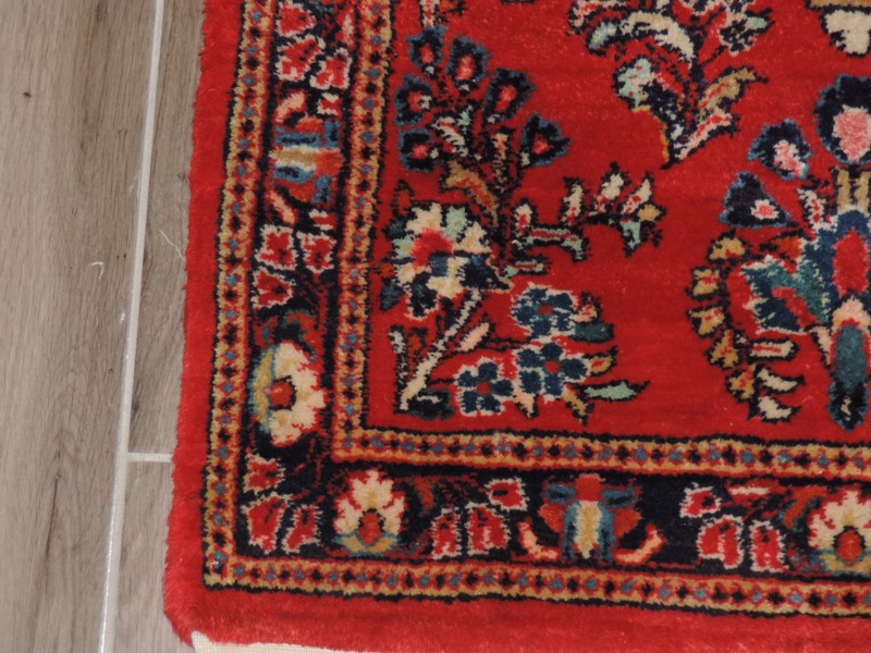 2x6ft. Vintage Sarouk Wool Runner gallery