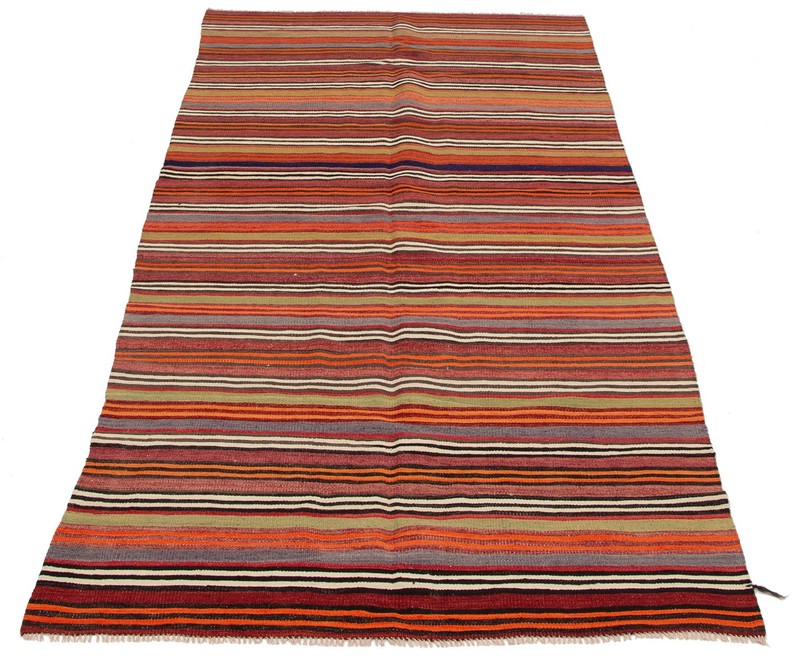 Vintage Hand Woven Area Rug 4'8" x 11'1" Traditional Wool Oriental Carpet gallery