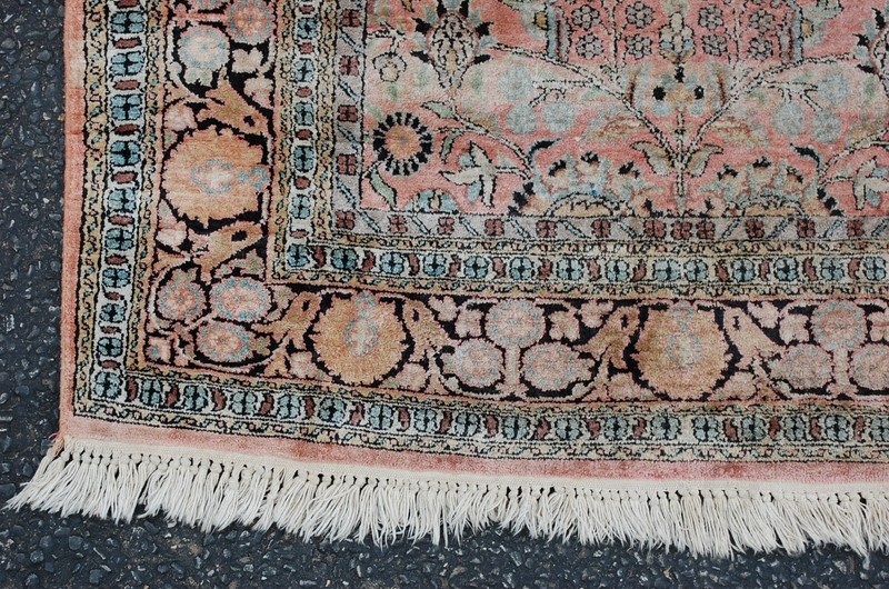 NATURAL WOOL Old Oriental Rugs,Hand Woven,knotted size Approximately 3'2" × 23' gallery