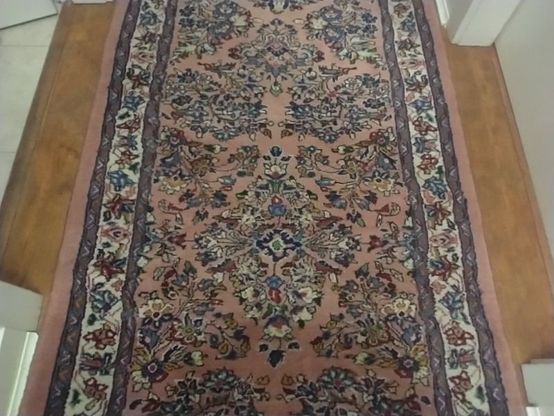 Antique Sarouk Sarug 374 X 83 cm Floral Pattern Runner Rug W/ Certification gallery