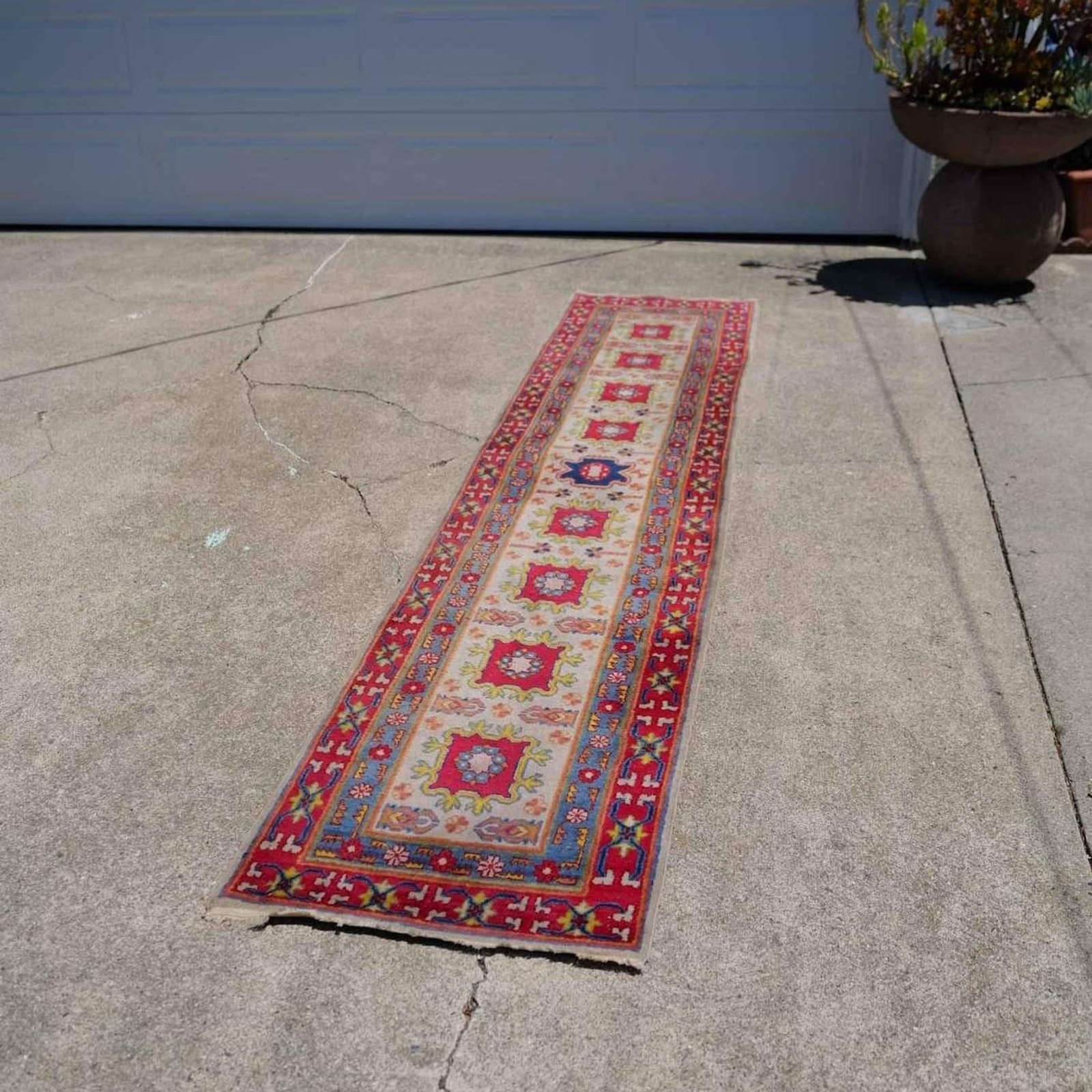 2'5 x 10'9 Vintage Turkish Wool Runner (HANDKNOTTED) gallery