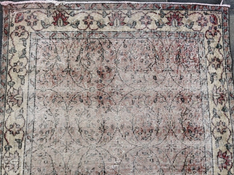 Red rug, Turkish Vintage rug, Large rug, Area rug, Living room rug, 4.1 x 7 ft gallery