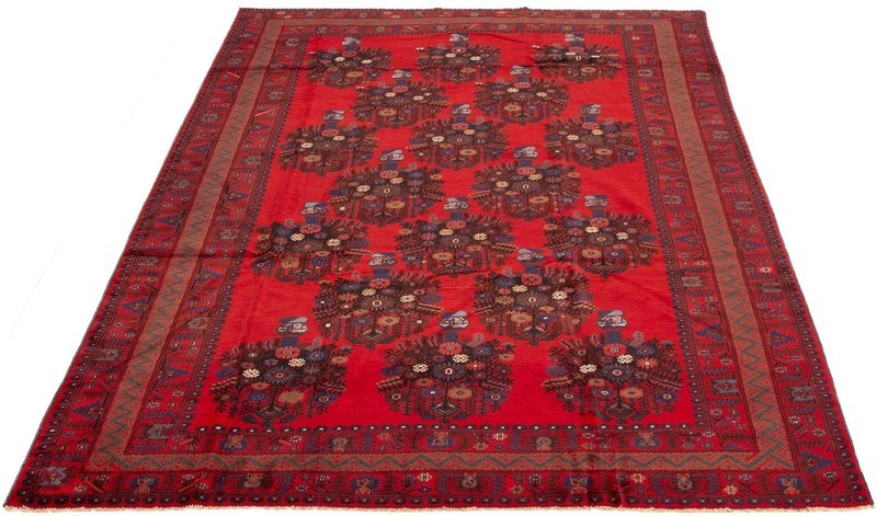 Traditional Vintage Hand-Knotted Area Rug 6'10" x 9'11" Oriental Wool Carpet gallery