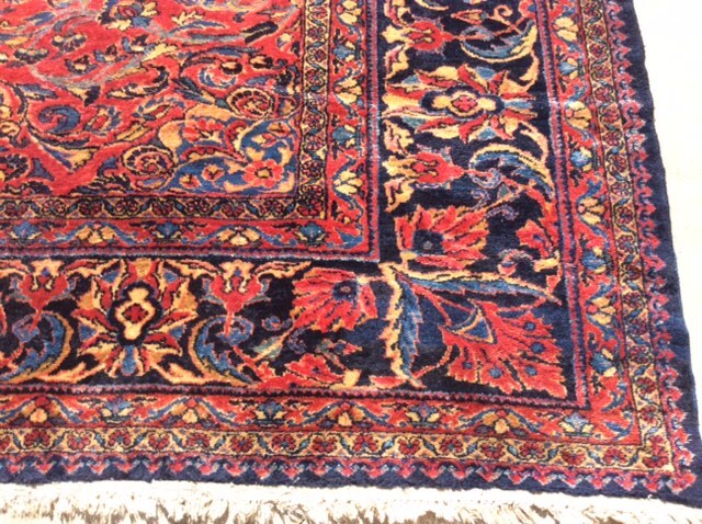 ANTIQUE ORIENTAL RUG CIRCA 1920 HAND KNOTTED WOOL 13' X 11' gallery