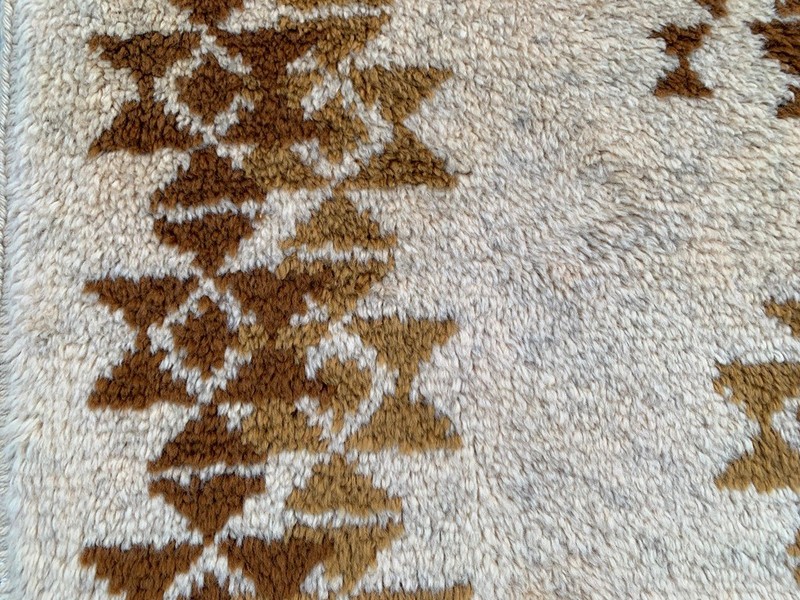 Vintage Mid-Century Scandinavian: Long-Pile Rya Shags, Traditional Rug (2x4 ft.) gallery